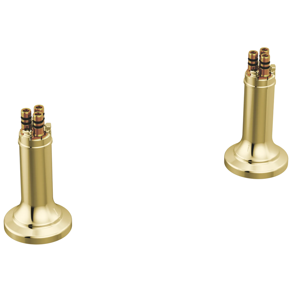 Brizo Faircroft Deck Mount Riser — Alto — Latón sin Laca
