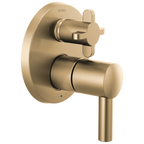 Brizo Odin Trim de Regadera Presión Balanceada con Desviador de 3 Funciones — Oro Luxe — Cruceta