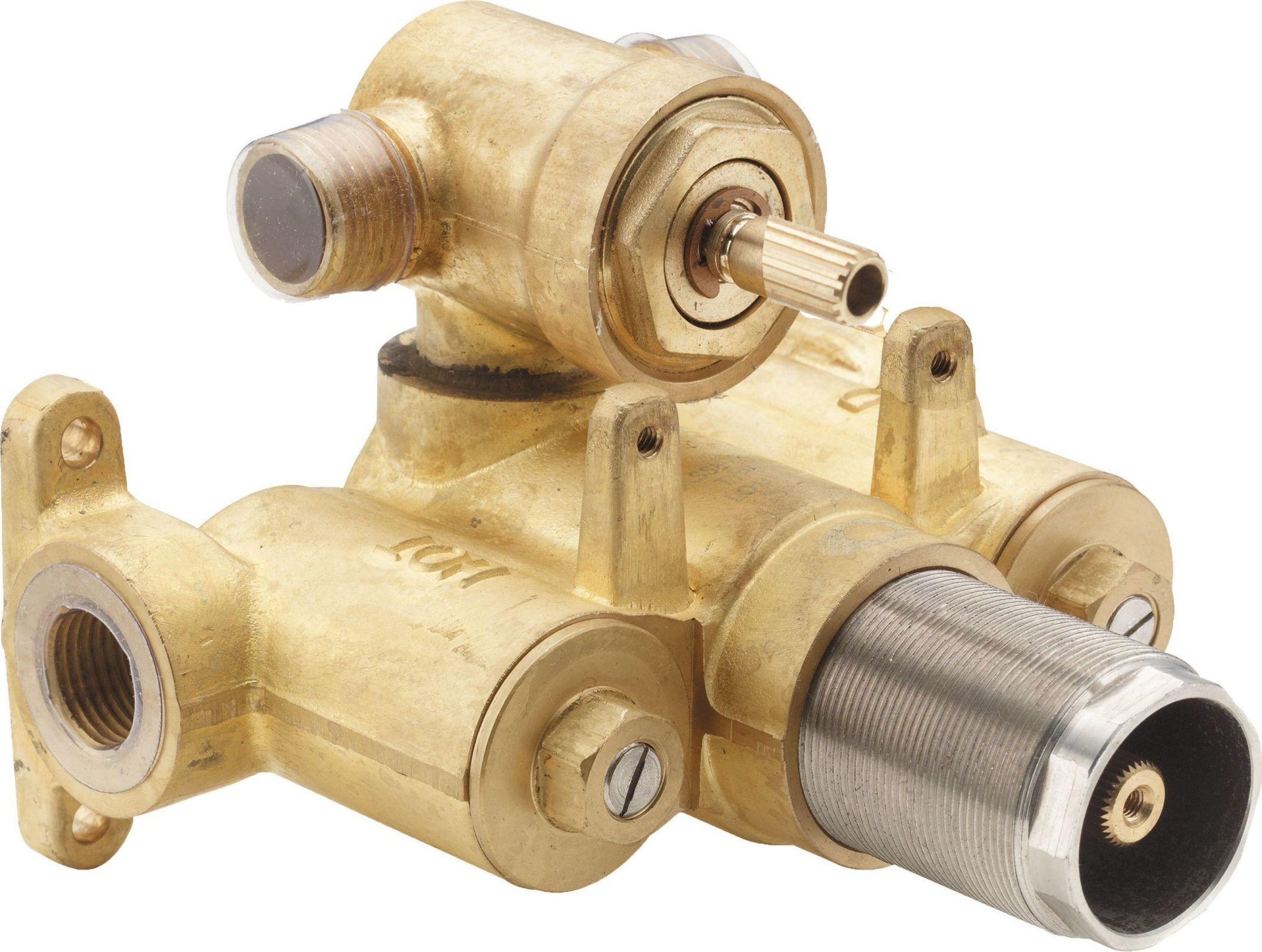 California Faucets Válvula Bruta Termostática StyleTherm® de 1/2" con Salida Doble No Compartida