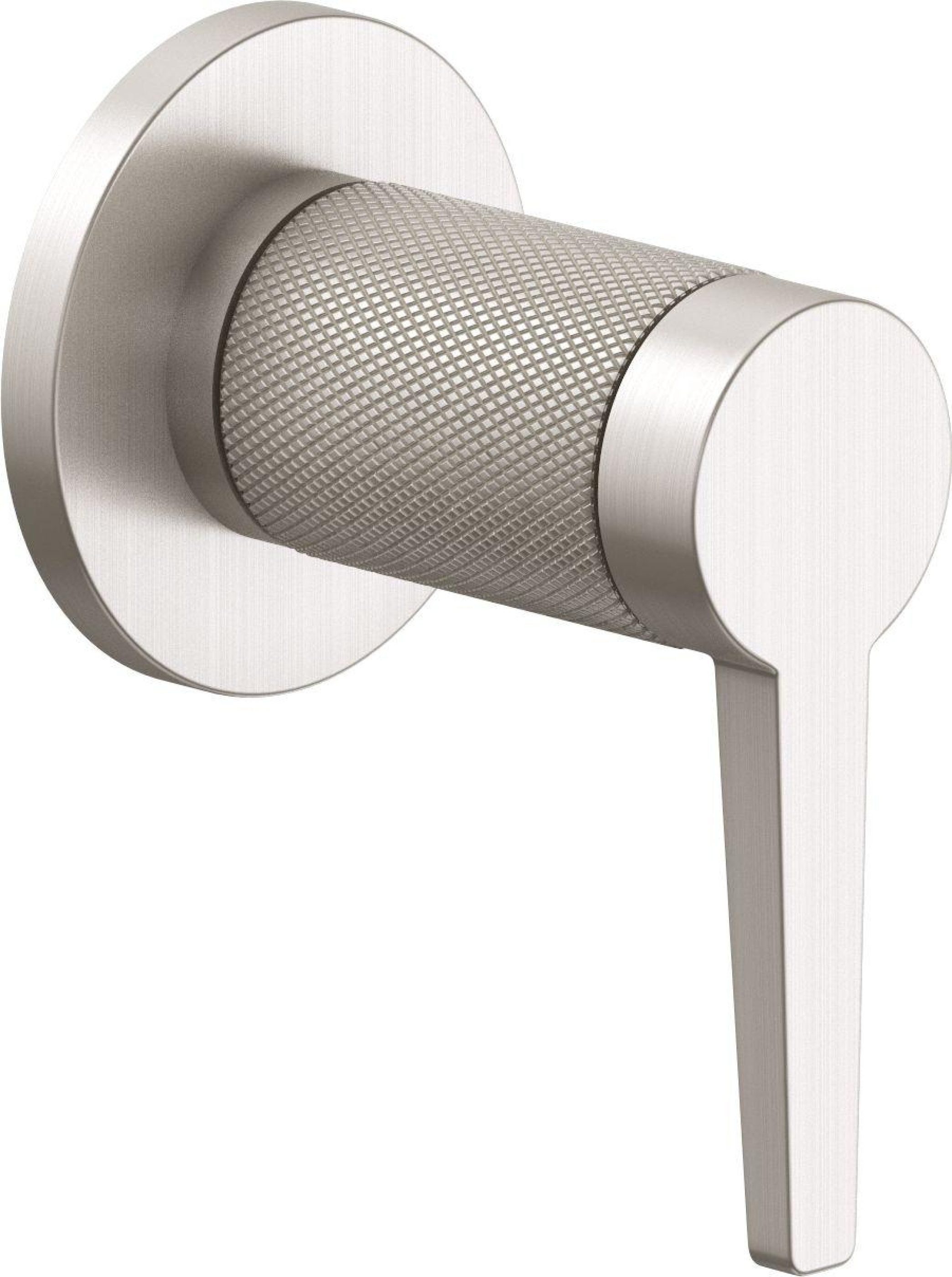 California Faucets D Street Llave de Pared o Cubierta - Palanca Plana - Níquel Satinado