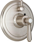 California Faucets Montecito StyleTherm con Control de Volumen Individual - Placa Redonda
