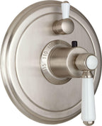 California Faucets Cardiff StyleTherm con Control de Volumen Individual - Placa Redonda
