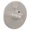 California Faucets Jalama StyleTherm con Control de Volumen Individual - Placa Redonda - Níquel Satinado