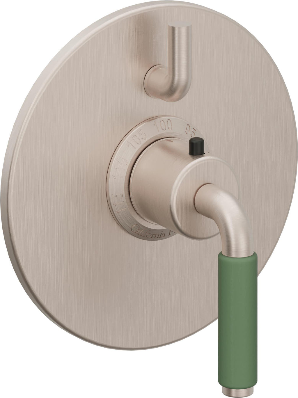 California Faucets Cayucos StyleTherm con Control de Volumen Individual - Níquel Satinado