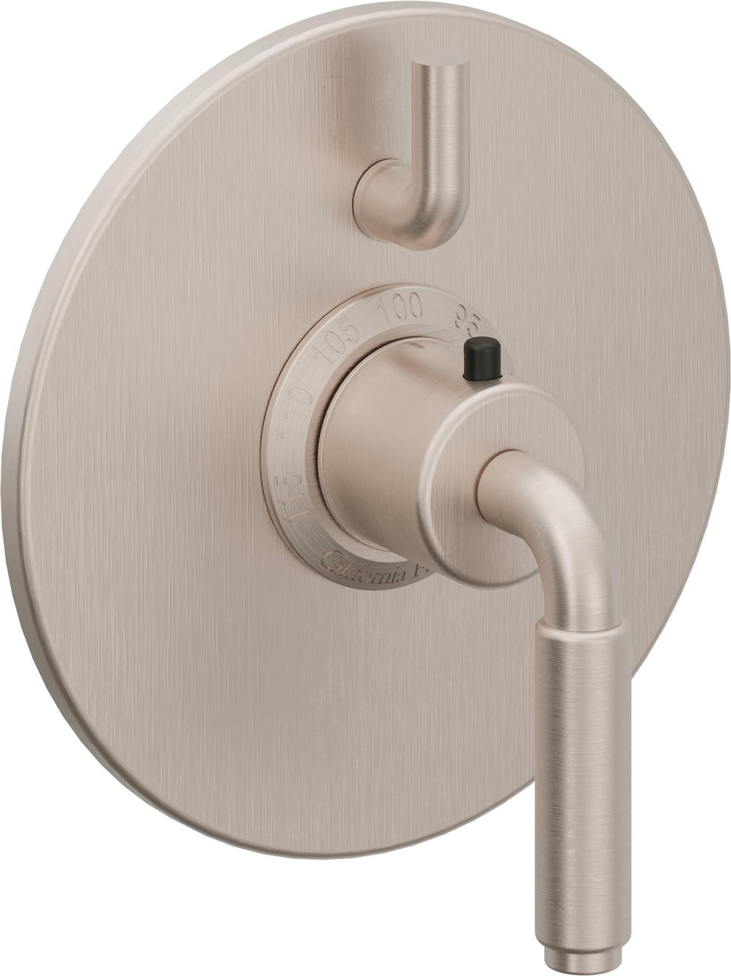 California Faucets Cayucos StyleTherm con Control de Volumen Individual - Níquel Satinado