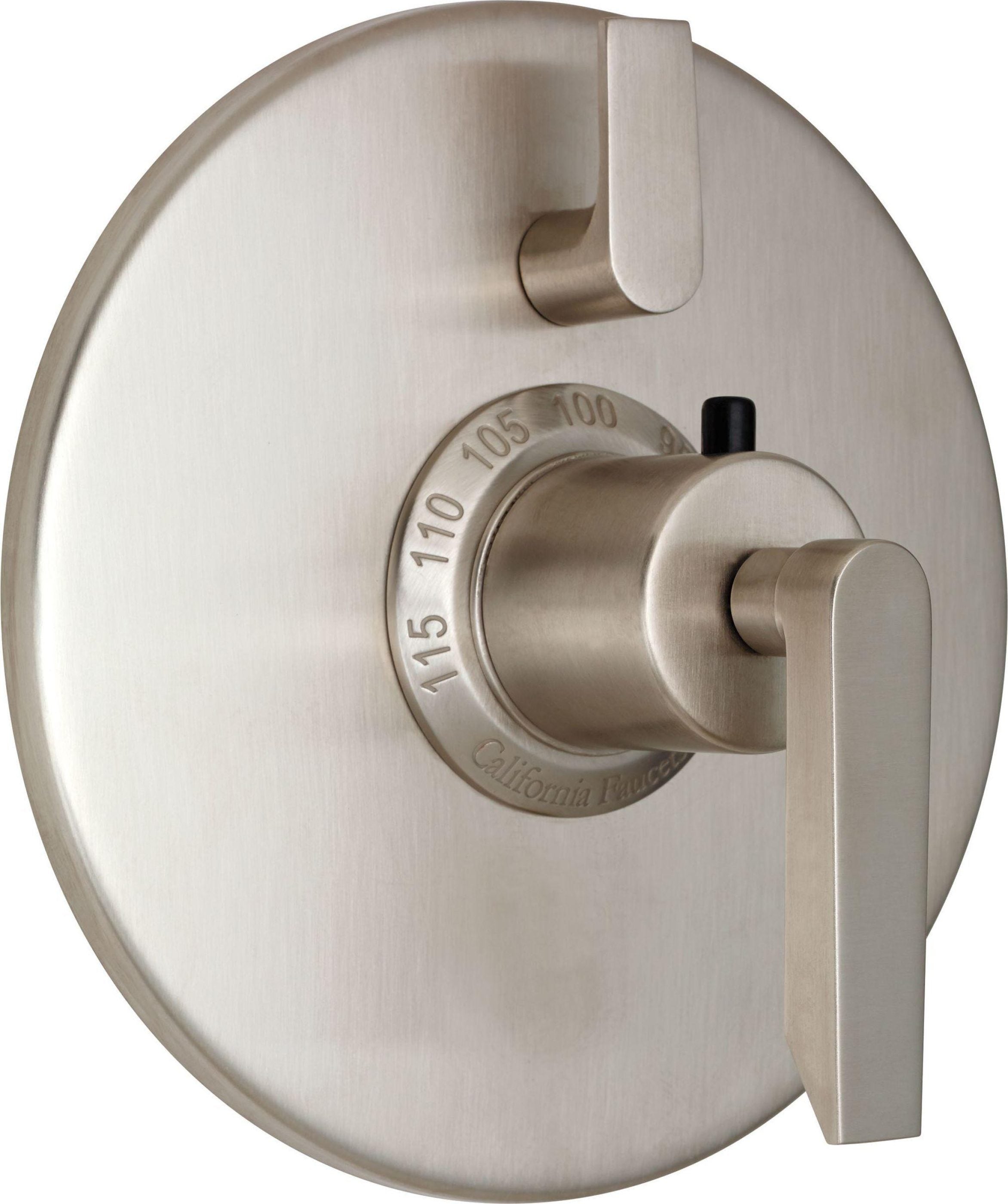 California Faucets Rincon Bay StyleTherm con Control de Volumen Individual - Placa Redonda