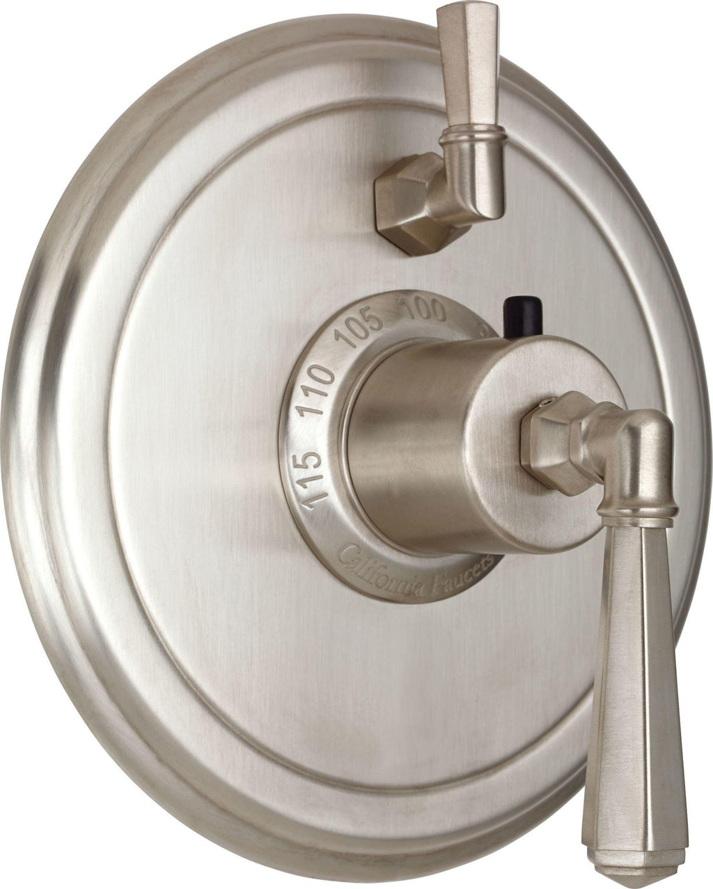 California Faucets Monterey StyleTherm con Control de Volumen Individual - Placa Redonda