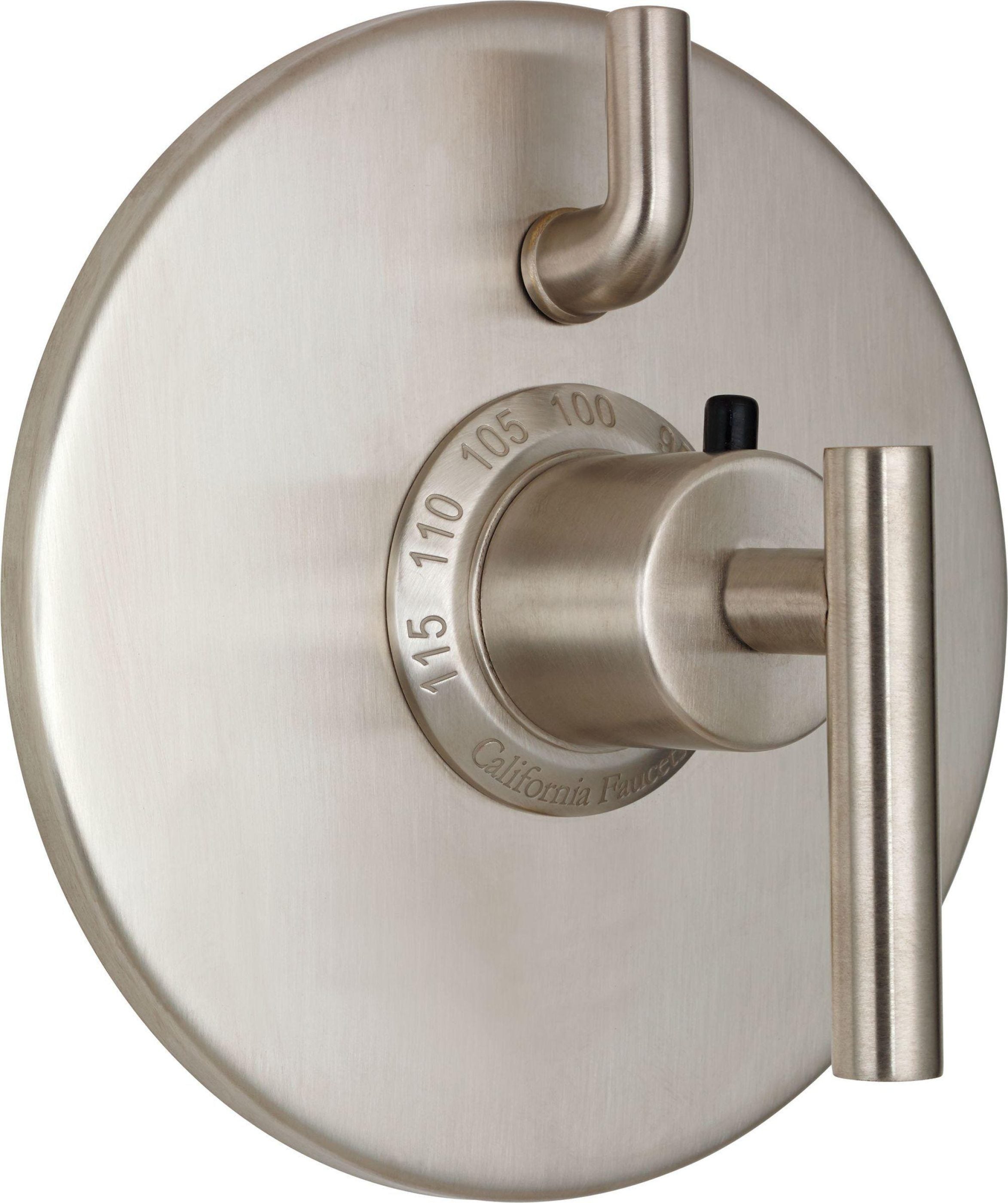 California Faucets Tiburon StyleTherm con Control de Volumen Sencillo - Manija de Palanca