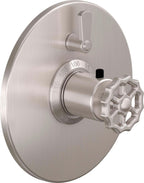 California Faucets Descanso Works StyleTherm con Control de Volumen Individual - Placa Redonda