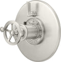 California Faucets Steampunk Bay StyleTherm con Control de Volumen Individual - Placa Redonda
