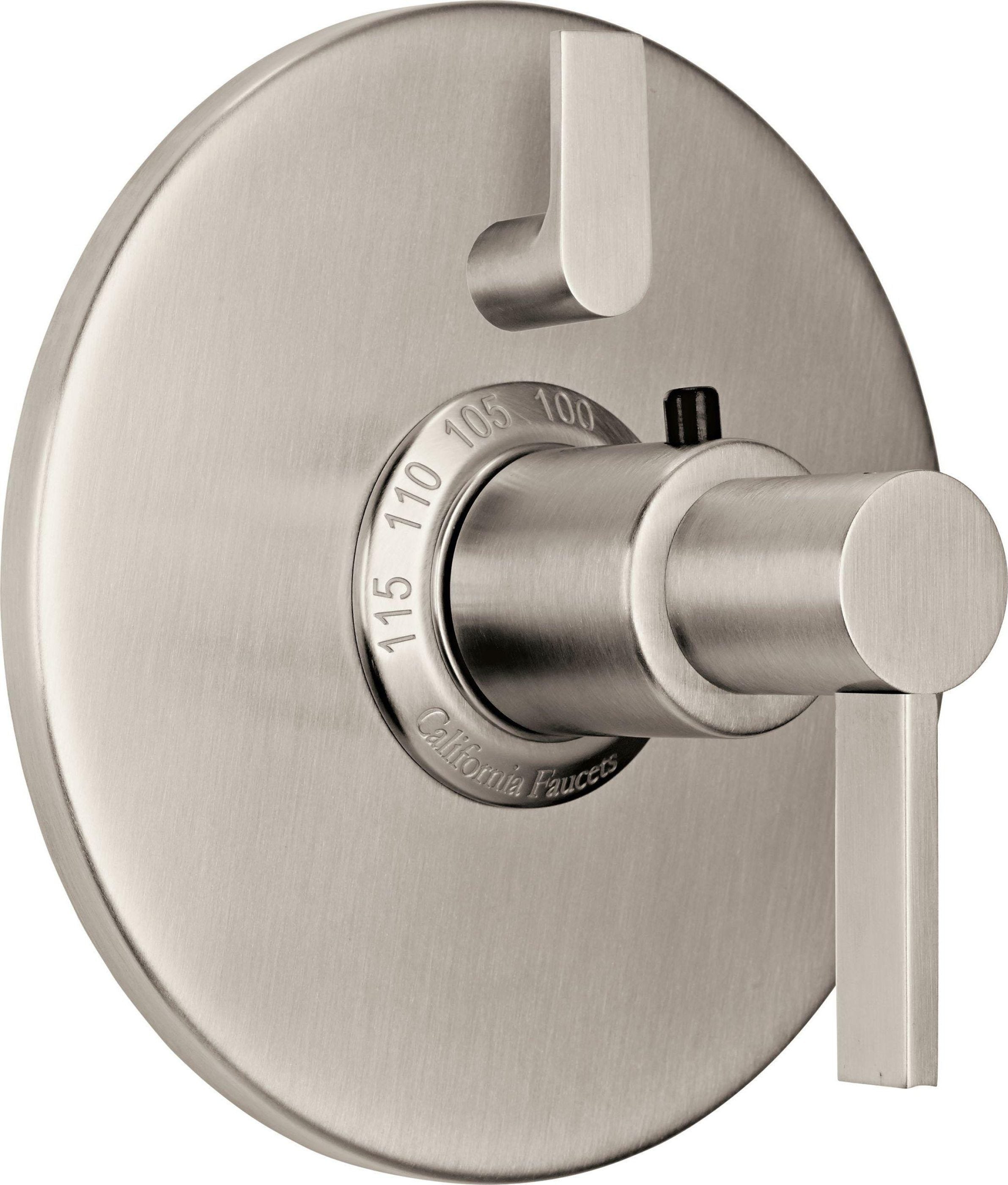 California Faucets Bel Canto StyleTherm con Control de Volumen Individual - Placa Redonda