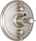 California Faucets Cardiff StyleTherm con Control de Volumen Doble - Placa Redonda