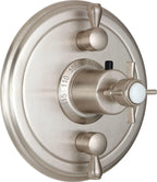 California Faucets Cardiff StyleTherm con Control de Volumen Doble - Placa Redonda
