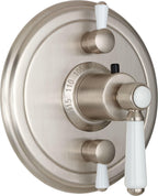 California Faucets Cardiff StyleTherm con Control de Volumen Doble - Placa Redonda