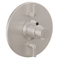 California Faucets Jalama StyleTherm con Control de Volumen Doble - Placa Redonda - Níquel Satinado
