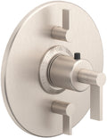 California Faucets Cayucos StyleTherm con Control de Volumen Doble - Níquel Satinado