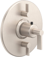 California Faucets Cayucos StyleTherm con Control de Volumen Doble - Níquel Satinado