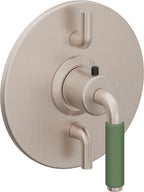 California Faucets Cayucos StyleTherm con Control de Volumen Doble - Níquel Satinado