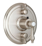 California Faucets Salinas StyleTherm con Control de Volumen Doble - Placa Redonda