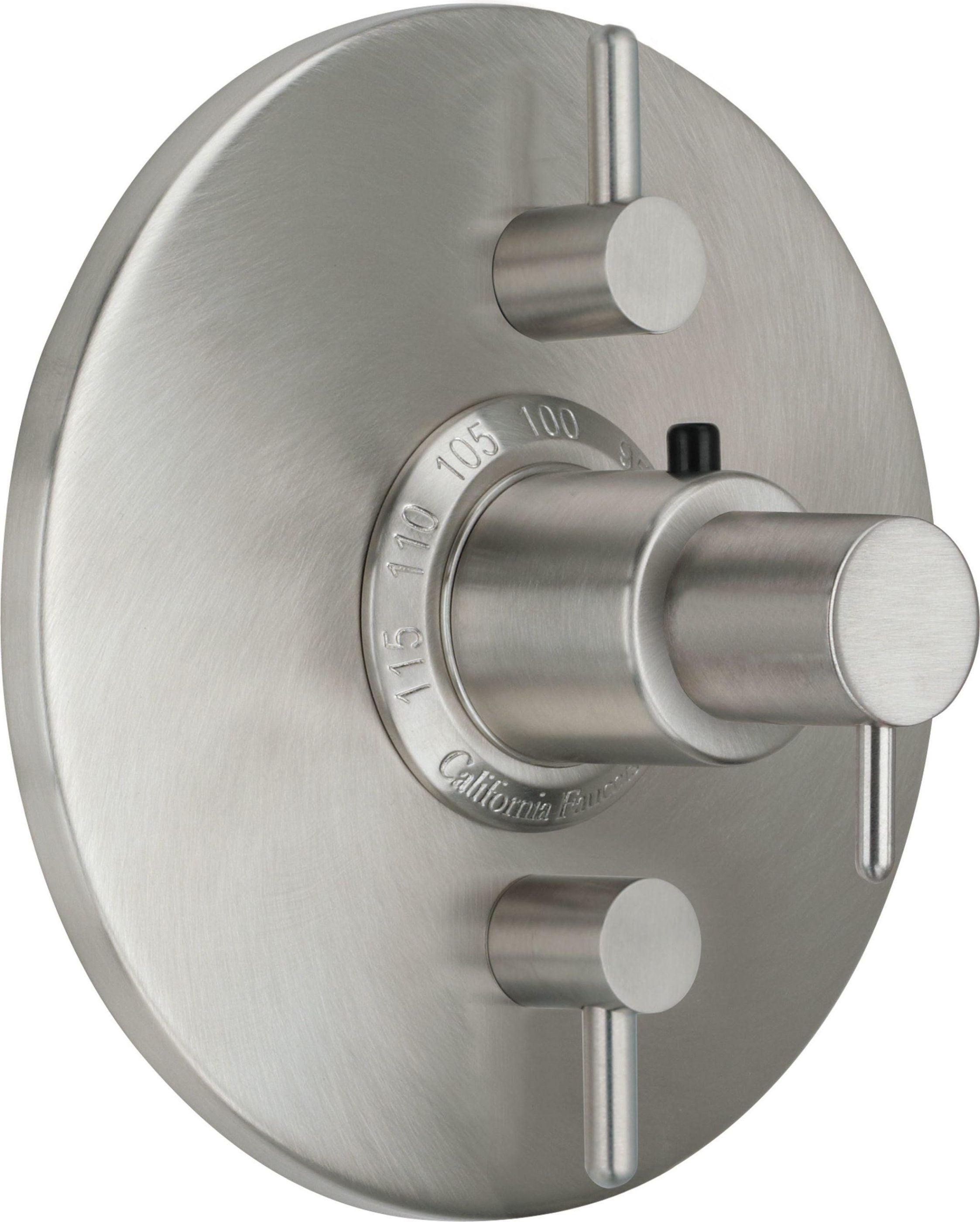 California Faucets Avalon Juego de StyleTherm con Control de Volumen Doble Solamente