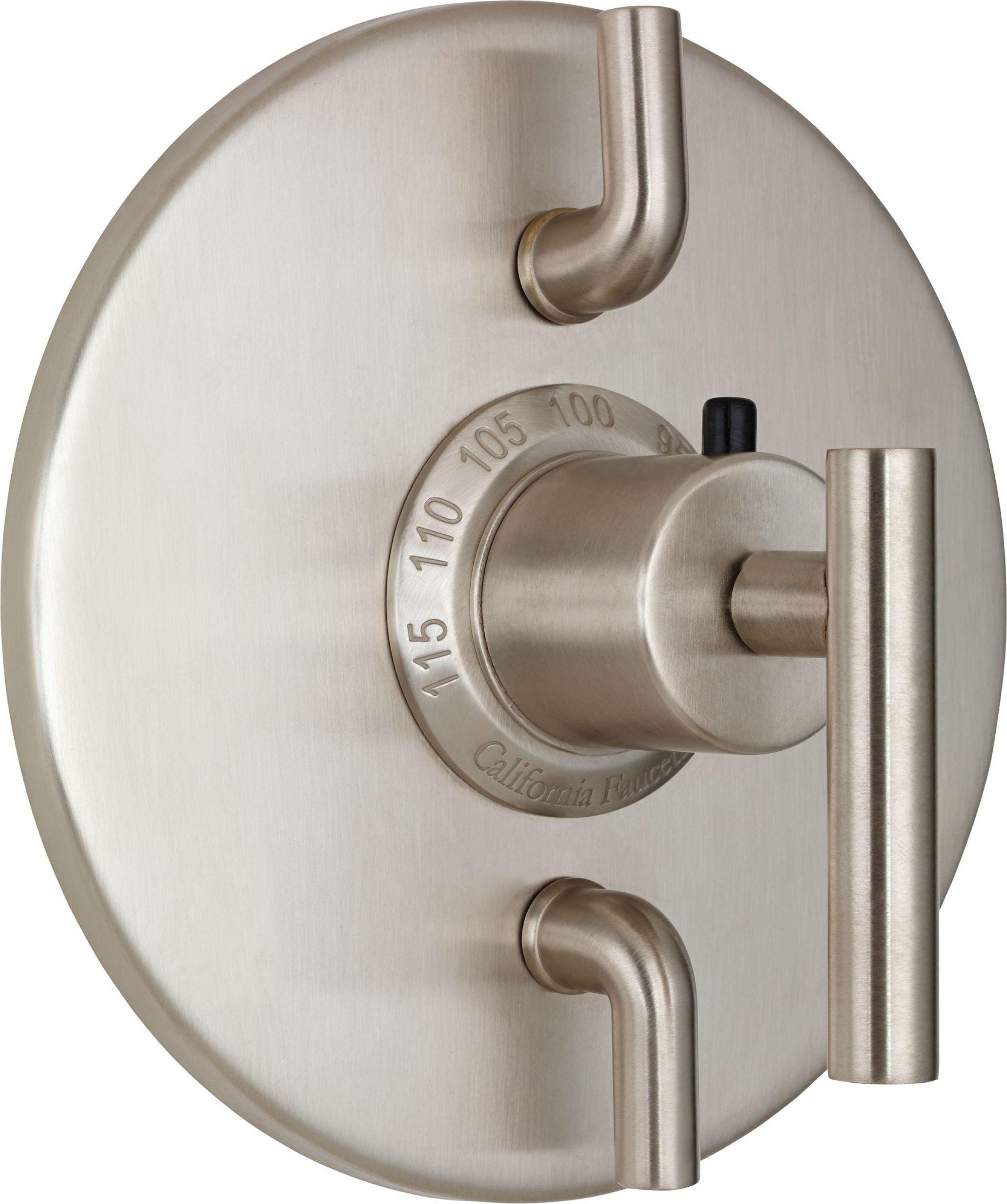 California Faucets Tiburon StyleTherm con Control de Doble Volumen - Manija de Palanca