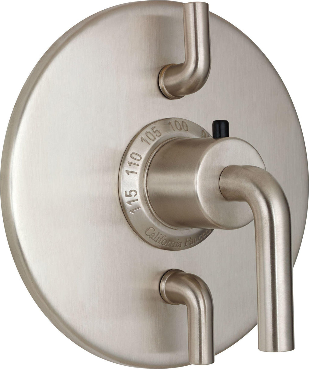 California Faucets Tamalpais Juego de StyleTherm con Control de Volumen Doble Solamente