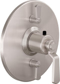 California Faucets Descanso Works StyleTherm con Control de Volumen Doble - Placa Redonda