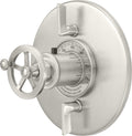 California Faucets Steampunk Bay StyleTherm con Control de Volumen Doble - Placa Redonda