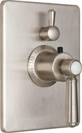 California Faucets Montecito StyleTherm con Control de Volumen Individual - Placa Rectangular