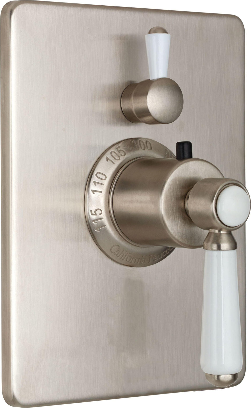 California Faucets Cardiff StyleTherm con Control de Volumen Individual - Placa Rectangular