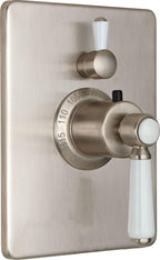 California Faucets Cardiff StyleTherm con Control de Volumen Individual - Placa Rectangular
