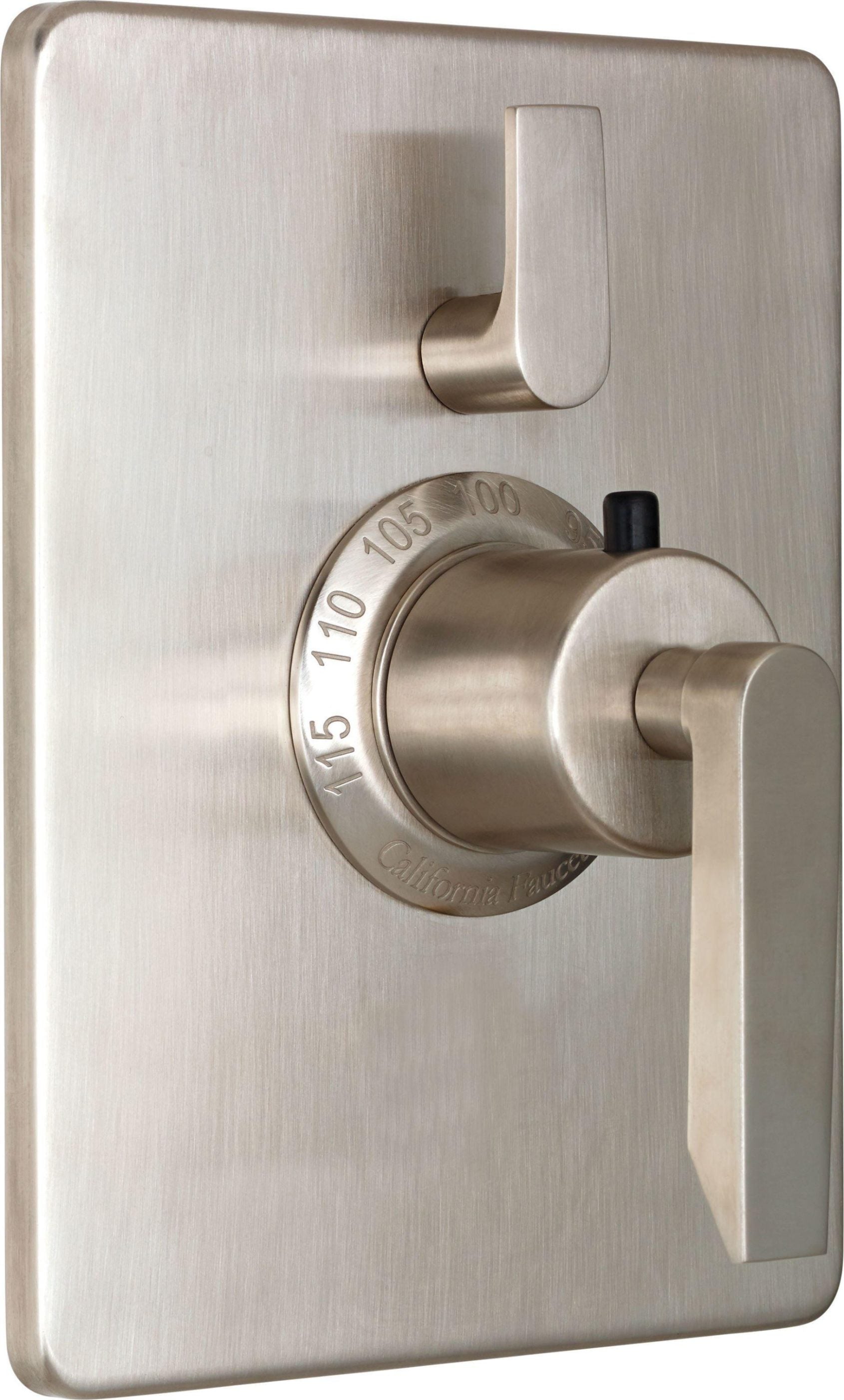 California Faucets Rincon Bay StyleTherm con Control de Volumen Individual - Placa Rectangular