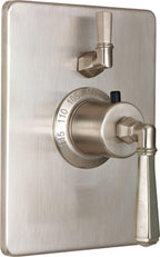 California Faucets Monterey StyleTherm con Control de Volumen Individual - Placa Rectangular