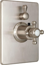California Faucets Monterey StyleTherm con Control de Volumen Individual - Placa Rectangular