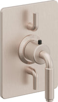 California Faucets Cayucos StyleTherm con Control de Volumen Doble - Níquel Satinado