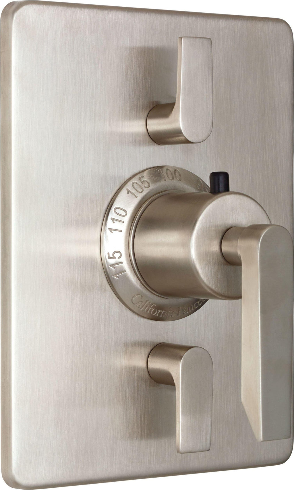 California Faucets Rincon Bay StyleTherm con Control de Volumen Doble - Placa Rectangular