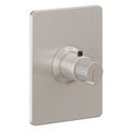 California Faucets Jalama StyleTherm Termostático de 3/4" - Placa Rectangular - Níquel Satinado