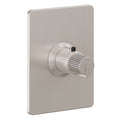 California Faucets Jalama StyleTherm Termostático de 3/4" - Placa Rectangular - Níquel Satinado