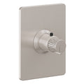 California Faucets Jalama StyleTherm Termostático de 3/4" - Placa Rectangular - Níquel Satinado
