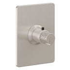 California Faucets Jalama StyleTherm Termostático de 3/4" - Placa Rectangular - Níquel Satinado