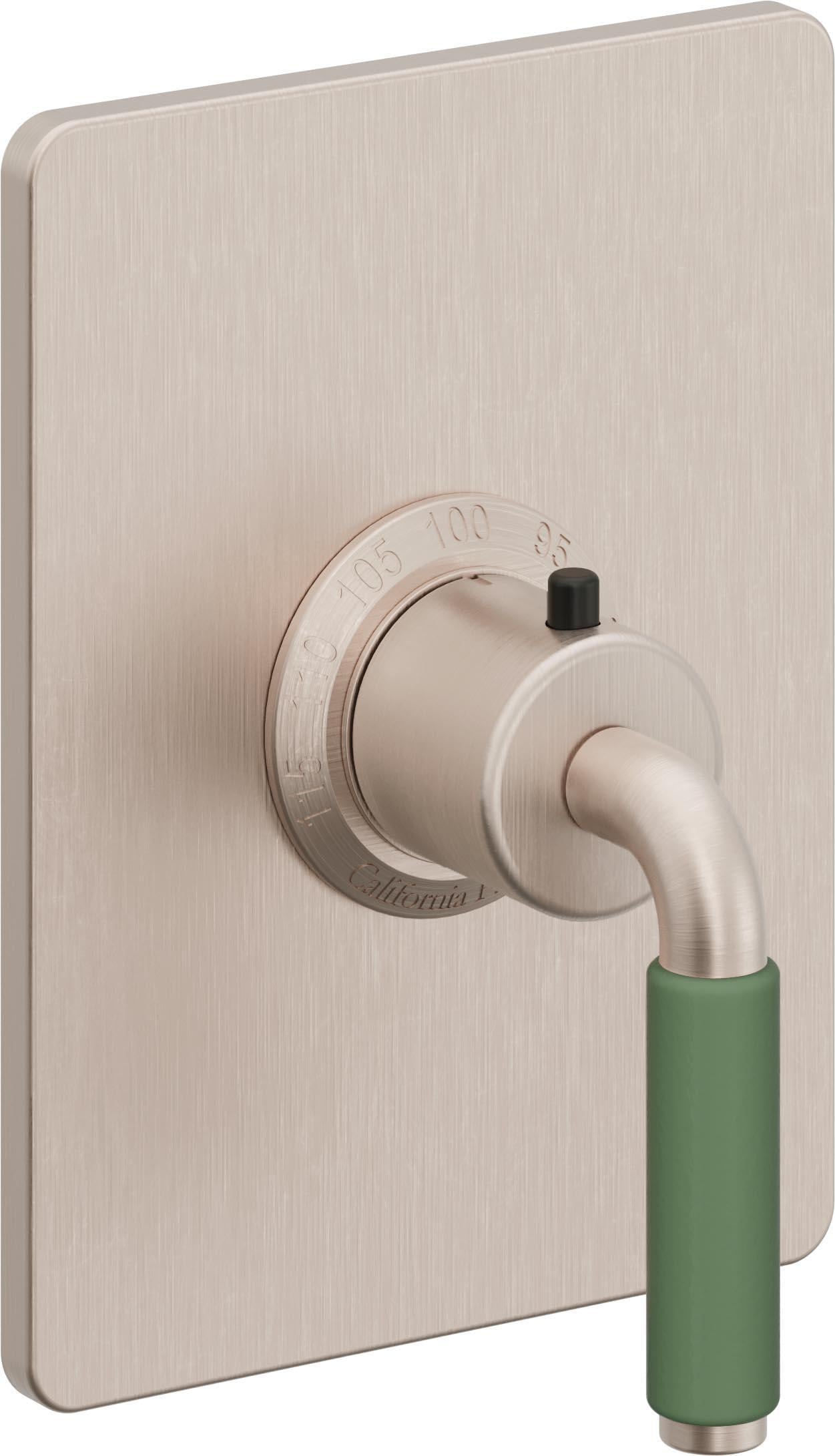 California Faucets Cayucos StyleTherm Termostático de 3/4" - Níquel Satinado