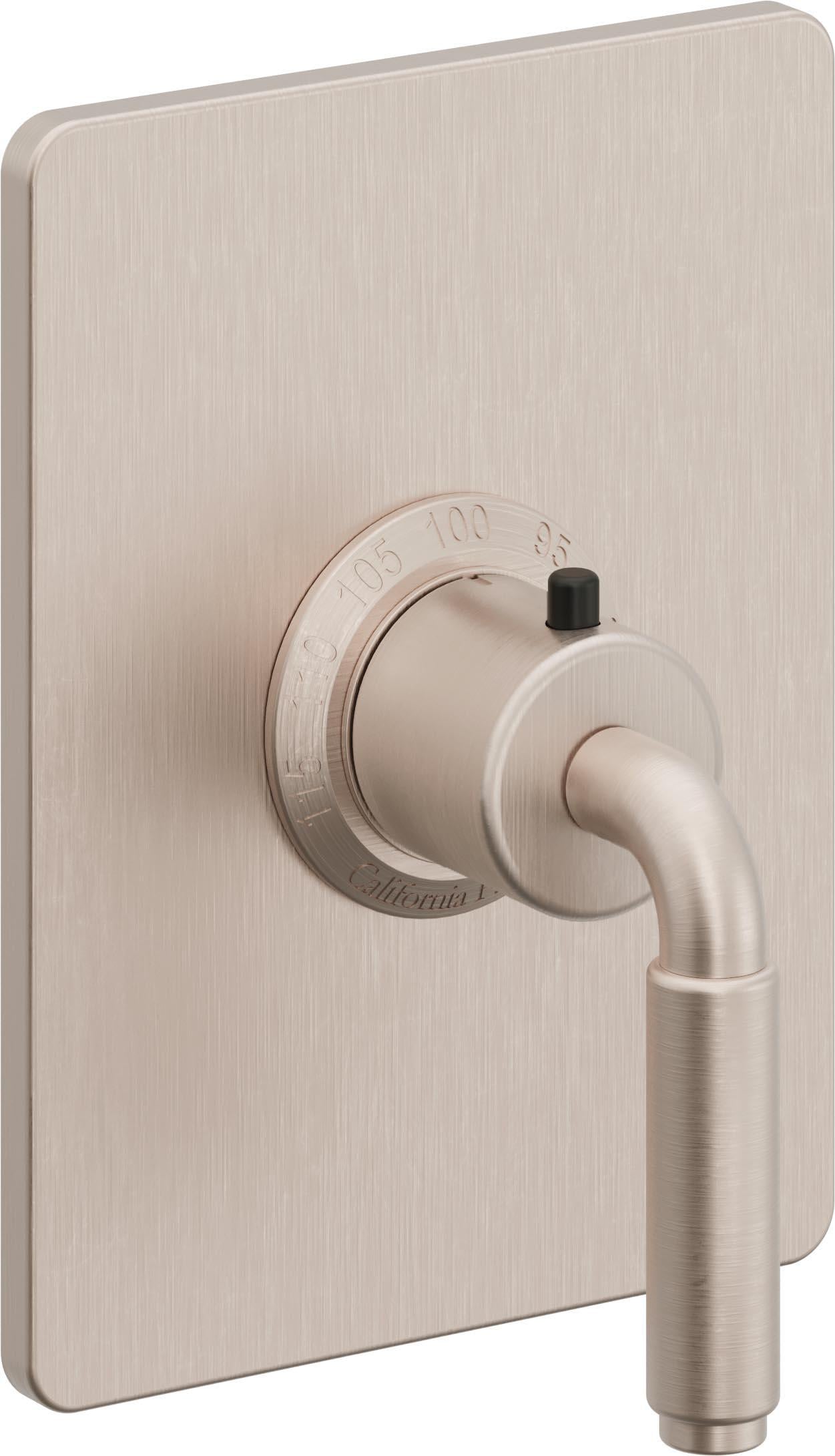 California Faucets Cayucos StyleTherm Termostático de 3/4" - Níquel Satinado