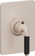 California Faucets Del Mar StyleTherm Termostático de 3/4" - Palanca Art Deco - Níquel Satinado
