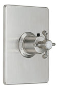 California Faucets Salinas StyleTherm Termostático de 3/4" - Placa Rectangular - Níquel Satinado