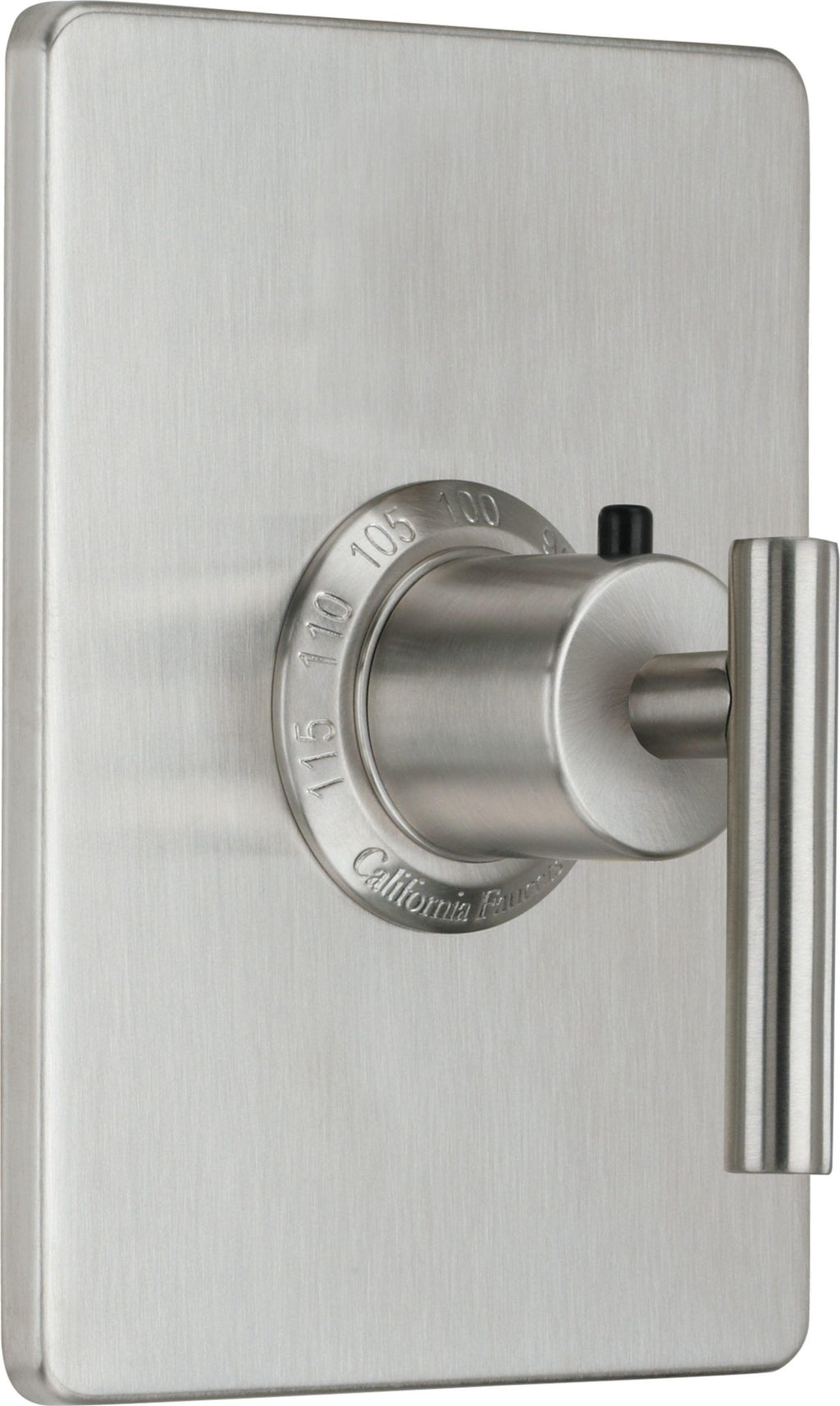 California Faucets Tiburon Termostática StyleTherm de 3/4" - Manija de Palanca - Níquel Satinado