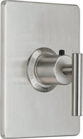 California Faucets Tiburon Termostática StyleTherm de 3/4" - Manija de Palanca - Níquel Satinado