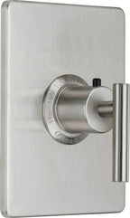 California Faucets Tiburon Termostática StyleTherm de 3/4" - Manija de Palanca - Níquel Satinado