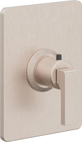 California Faucets Solimar StyleTherm Termostático de 3/4" - Placa Rectangular - Níquel Satinado