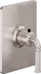 California Faucets Trousdale StyleTherm Termostático de 3/4" - Placa Rectangular - Níquel Satinado