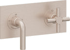 California Faucets Tamalpais StyleTherm Vista™ - Placa Rectangular (9" x 4") - Níquel Satinado